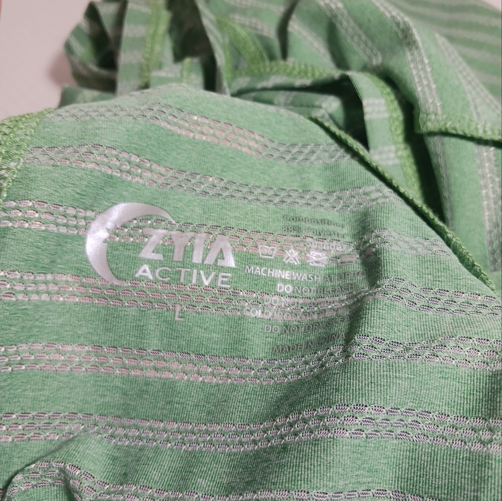 Zyia Active Forest Nimbus Split Back Tank Large Womans - Picture 3 of 5